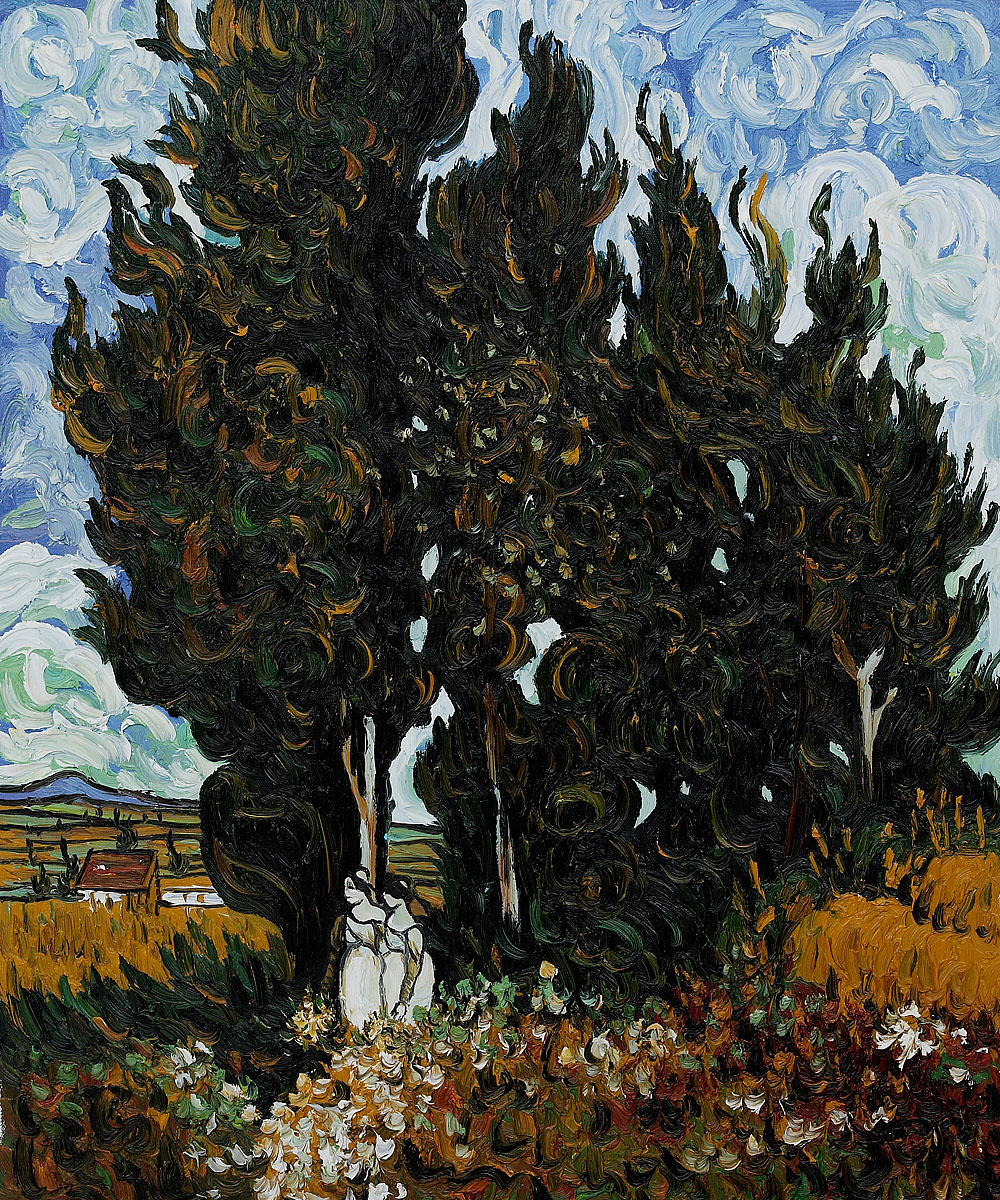 The Cypresses by Vincent Van Gogh